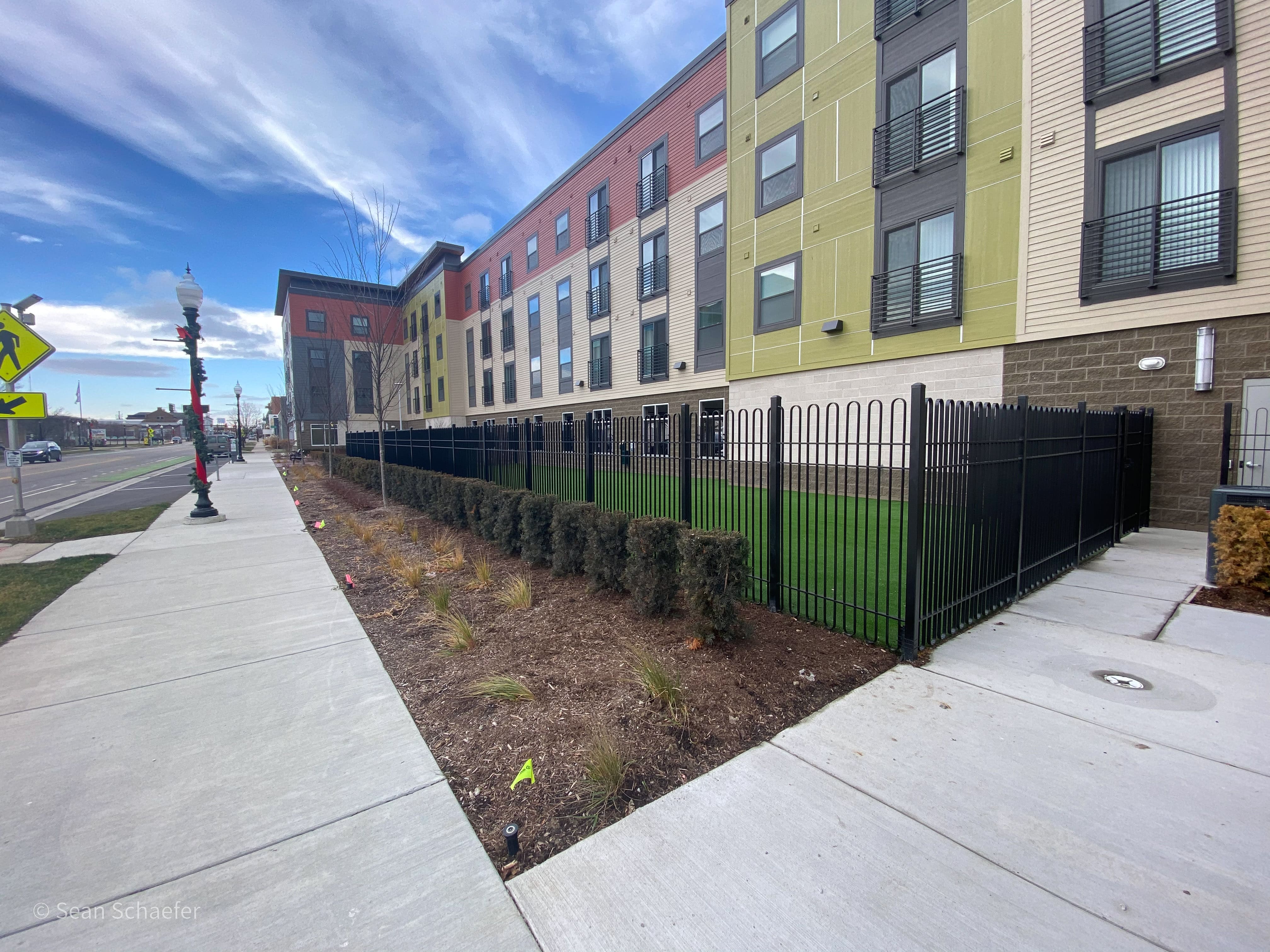 Image of custom ornamental metal (steel) fencing and gates in Metro Detroit, Michigan