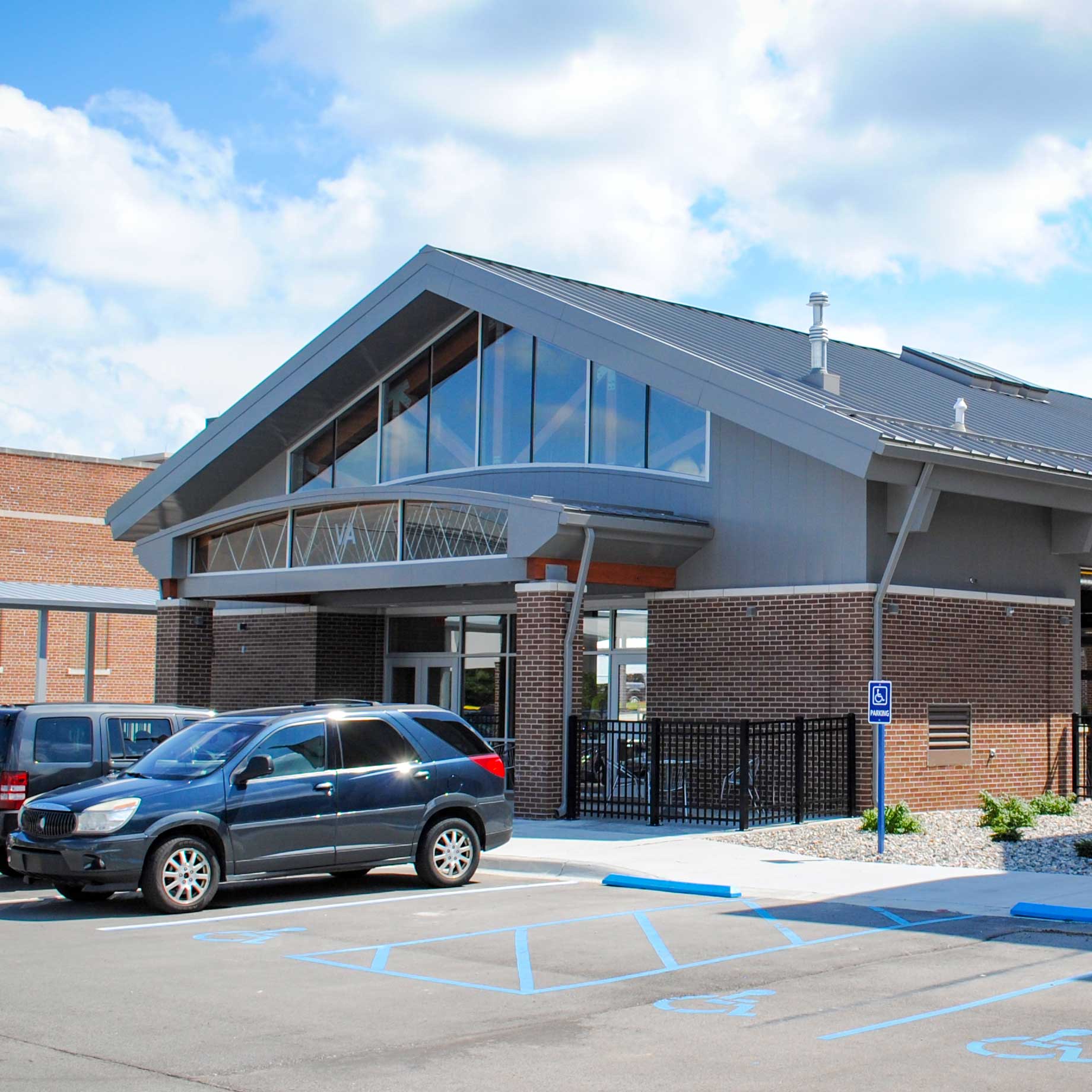 Image of commercial ornamental picket fencing in Metro Detroit, Michigan